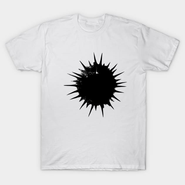 Black Sun T-Shirt by SpieklyArt